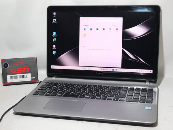 美品★FULL HD★Core i7 6700HQ /VAIO S15/第6世代★win 11 Pro≪ 爆速大容量 ≫ 新品SSD1TB/メモリ16G/Cam/WiFi/DVD/Bluetooth/office2021