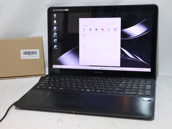 ★ FULL HD ★ VAIO Fit Core i7 ★ タッチパネル★ win 11 ≪ 爆速仕様 ≫メモリ12G /SSD1TB(新品)/WebCam/ WiFi/Blu-ray/office2021