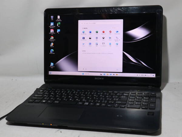 FULL HD ★ Core i5 ★ VAIO Fit ブラック☆ Win 11 《大容量仕様 》NFC機能★メモリ8G/1TB/WiFi/WebCam/Blu-ray/office2019