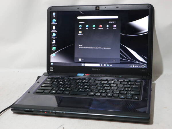 ★ Core i7 クワッドコア カーボンブラック ★ VAIO win11 pro ≪爆速仕様 ≫ メモリ16G/SSD480GB(新品)/WebCam/WiFi/DVD/office2019