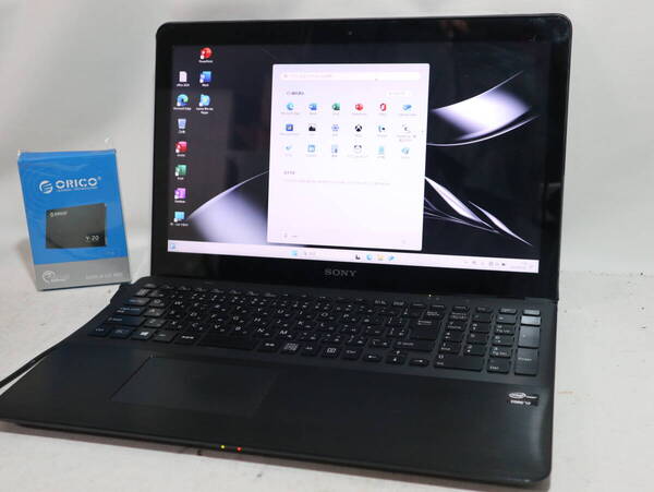 ★ FULL HD VAIO Fit Core i7 ★ タッチパネル★ win 11 ≪ 爆速仕様 ≫メモリ12G /SSD1TB(新品)/WebCam/ WiFi/Blu-ray/office2024