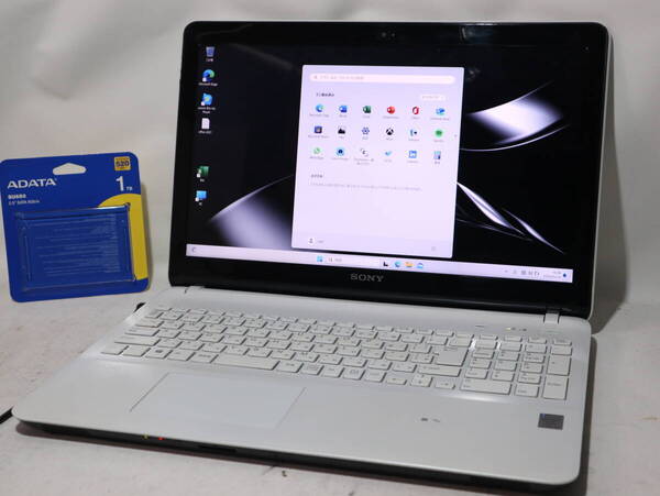 ★VAIO Fit Core i5 ホワイト★ win 11 ≪ 爆速仕様 ≫ 新品1TB/メモリ16G/WebCam/WiFi/V/Bluetooth/Blu-ray/office2021