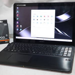 ★ FULL HD ★ VAIO Fit Core i7 ★ タッチパネル★ win 11 ≪ 爆速仕様 ≫メモリ12G /SSD512GB(新品)/WebCam/ WiFi/Blu-ray/office2024