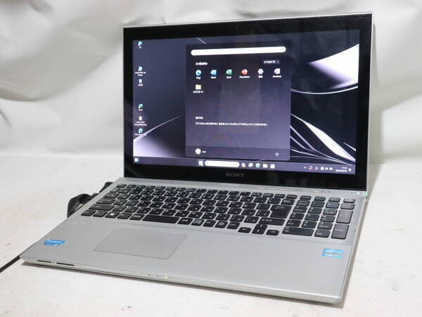 FULL HD タッチパネル★ Core i7 SVT最上位 ☆VAIO☆Win 11 pro《爆速仕様 》Bluetooth★メモリ16G/SSD480(新品)/WiFi/Cam/DVD/office2019