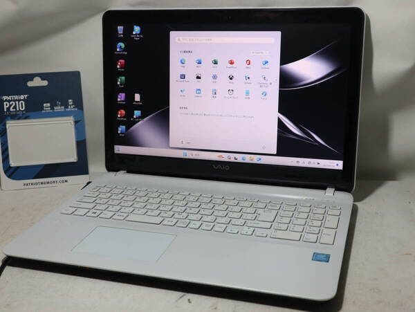 VAIO Fit ★ win 11 ≪ 爆速 仕様 ≫ SSD512GB搭載(新品) /メモリ8G /Cam/WiFi/DVD/Bluetooth/office2024/大迫力サウンド