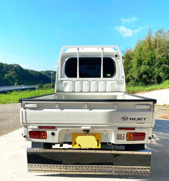 軽トラック軽トラ 長タレ 泥除け 3分割 ウロコ 黒1460×300 ハイゼット ジャンボ キャリー アクティ