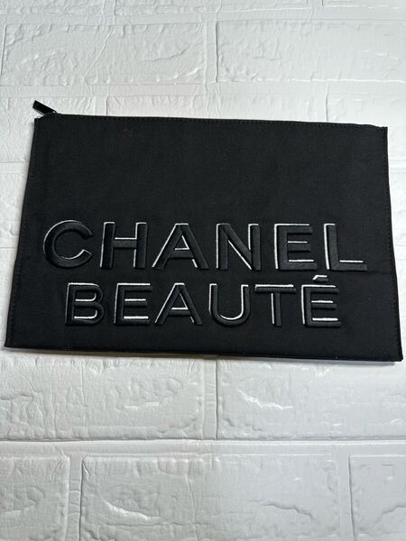 【CHANEL】シャネルビューティー ポーチ セカンドバック ブラック 新品 未使用品 レア ノベルティ非売品 箱付き