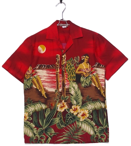 Winnie Fashion アロハシャツ / MADE IN HAWAII / SIZE=S