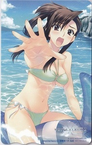 いまじん特典 図書カード PS3版 WHITE ALBUM 2 -幸せの向こう側- 風岡麻理 AQUAPLUS なかむらたけし ホワイトアルバム 非テレカ