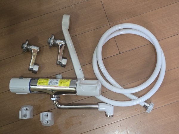 送料無料 BF-HE145TSD INAX LIXIL サーモスタット付シャワーバス水栓 水栓金具 サーモスタット付混合水栓 中古