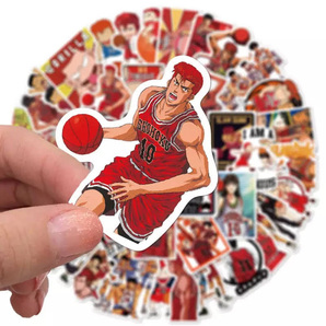 【匿名配送&補償付き】Slam Dunk Sticker / スラムダンク シールステッカー 50枚