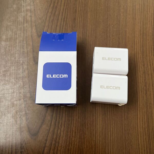 705p0839☆ エレコム Type-C 充電器 2個セット 20W USB PD対応 2ポート USB-C USB-A