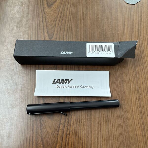 705p1027☆ LAMY(ラミー)AL-star ブラック 黒 ローラー ボールペン - 透明で人間工学に基づいたグリップのペン 線幅
