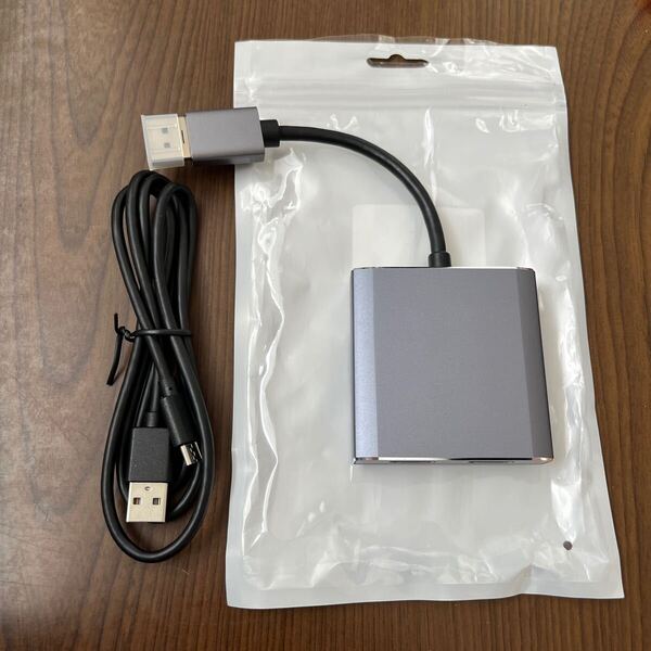 705p2119☆ MST DisplayPort to デュアル HDMI アダプター 4K@60Hz マルチモニター プリッター 分配器 デュアルモニター DP 1.2 to 2