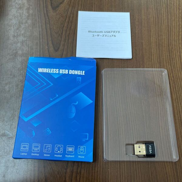 705p2302☆ VEEU Bluetoothアダプタ 5.4 Bluetooth USB アダプタ bluetooth レシーバー 超低遅延 小型 簡単な操作