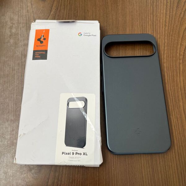 705p2801☆ Spigen Pixel9 Pro XL ケース 薄型 耐衝撃 軽量 米軍MIL規格取得 2重構造 レンズ保護