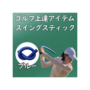 ゴルフスティック ゴルフ スイング 練習 室内 練習 ブルー■匿名配送・送料無料■
