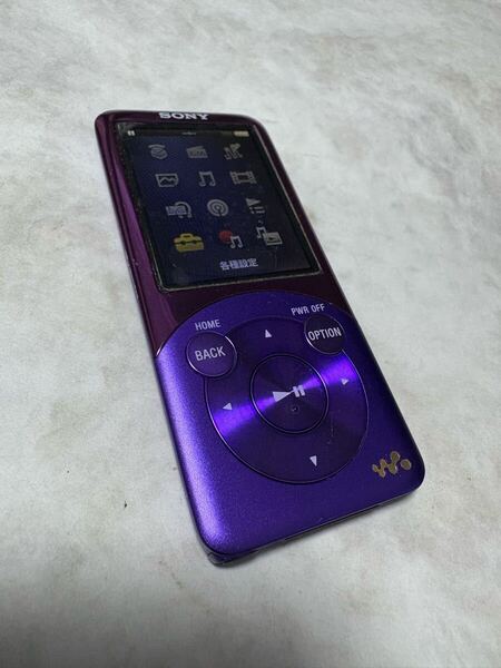 送料無 ソニー デジタルウォークマン NW-S754♪バイオレット 8GB SONYWALKMAN♪即決ポータブルオーディオプレーヤーdigital media player