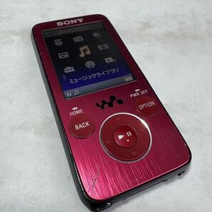 【送料無料】ソニー デジタルウォークマン NW-S736F♪レッド 4GB SONYWALKMAN♪即決ポータブルオーディオプレーヤーdigital media player