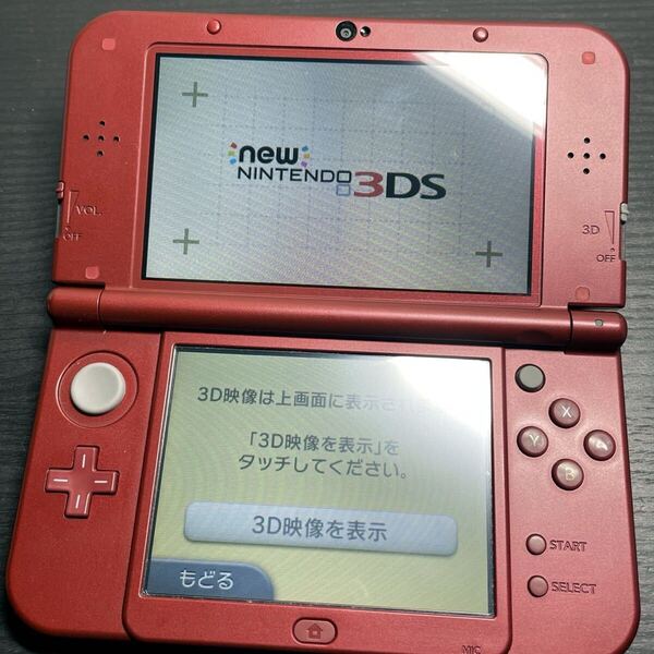 newニンテンドー3DS LL メタリックレッド 任天堂 本体 3DS New Nintendo 3DS LL 赤