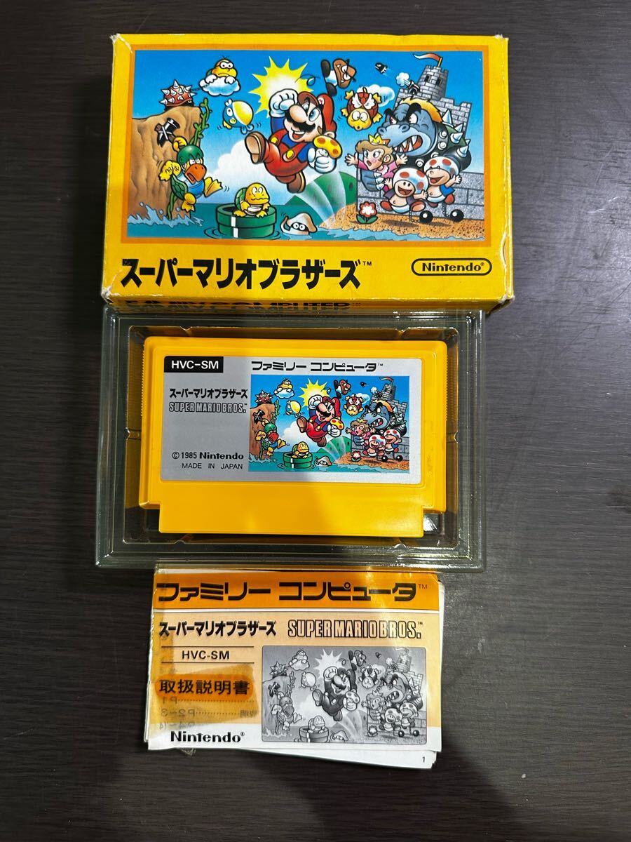 FC 新品未使用 極上美品 スーパーマリオブラザーズ箱説付き 激
