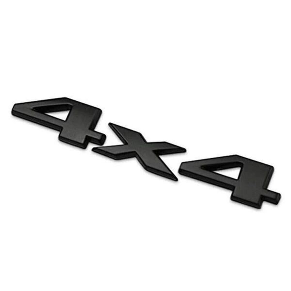 【送料無料】4×4 3D 立体 マットブラック エンブレム 4WD 四駆 ステッカー 外装 内装 カスタムパーツ 車 汎用品 カーパーツ 翌日発送