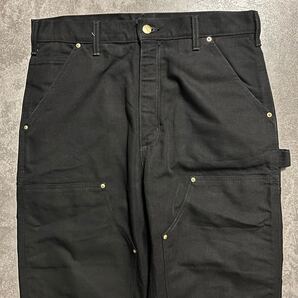 カーハート ダブルニー ペインターパンツ ブラック USA製 ワークパンツ Carhartt ダック パンツ ヴィンテージ