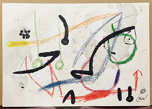 真作保証】ジョアン・ミロ リトグラフ 直筆サイン 版画 絵画