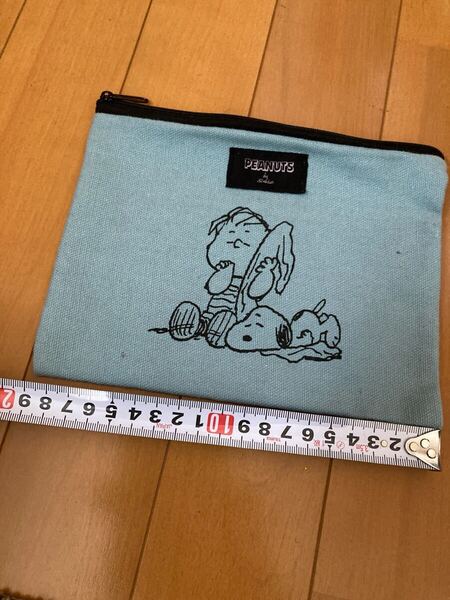 【送料無料】 スヌーピー フラットポーチ ミニポーチ 中古 SNOOPY ポーチ PEANUTS