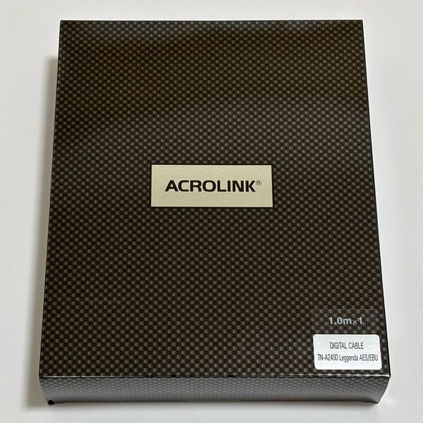 ACROLINK 7N-A2400 Leggenda AES EBU 1.0m デジタルケーブル アクロリンク