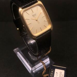 時計店回収品◆セイコー【諏訪90系シャリオ】諏訪精工舎1986年製造◆SEIKOベルト◆古いSEIKOタグ付き◆新品電池交換済み(好調稼働)