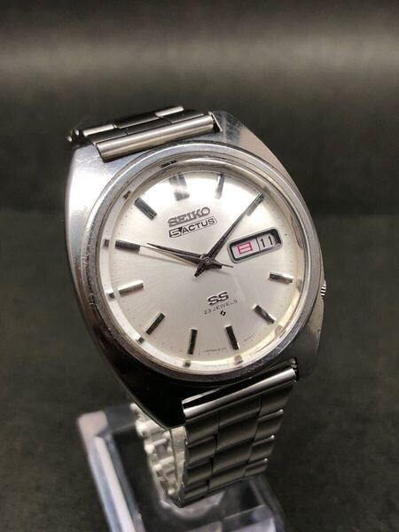 名機◆セイコー【5アクタスSS】諏訪精工舎1970年製造◆希少樽型ケース◆23石/自動巻◆機械測定平置き±30秒(数値好調)