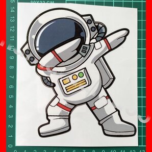 ステッカーNo.1066 車 PC バイク デカール 可愛い 痛車 宇宙飛行士参上~