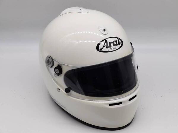 Arai アライ Arai GP-5S 四輪用 白 SNELL-SA フルフェイスヘルメット Lサイズ