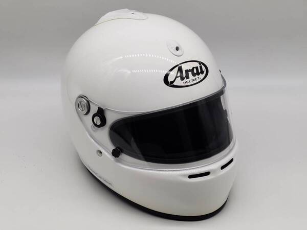 Arai アライ Arai GP-5S SNELL-SA 四輪用 白 フルフェイスヘルメット Lサイズ