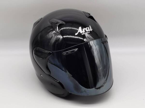 Arai アライ MZ-F GLASS BLACK グラスブラック MZF ジェットヘルメット XLサイズ
