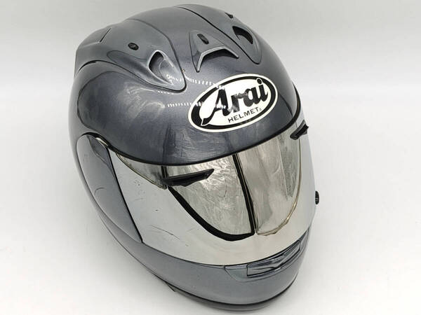 Arai アライ RX-7 RR4 ALUMINA GRAY RX-7 RIV アルミナグレー フルフェイスヘルメット Mサイズ