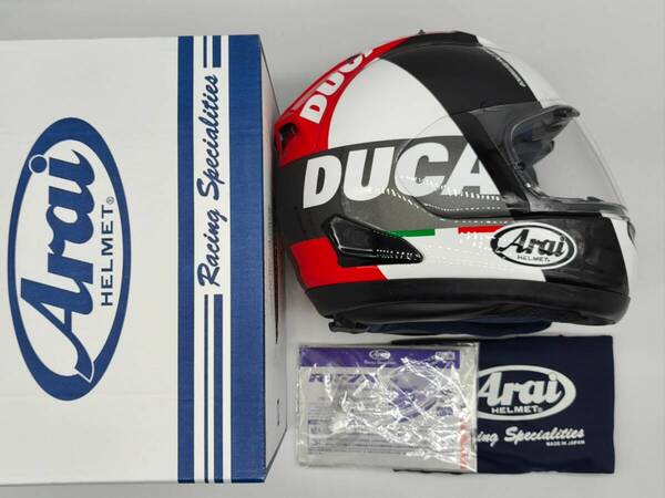 Arai アライ RX-7X Ducati Corse Power RX7X ドゥカティ フルフェイスヘルメット Lサイズ