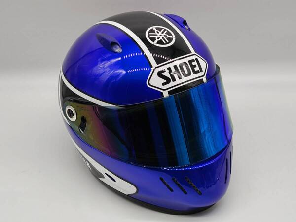 SHOEI ショウエイ WYVERN YAMAHA ワイバーン ヤマハ 青 フルフェイスヘルメット Sサイズ