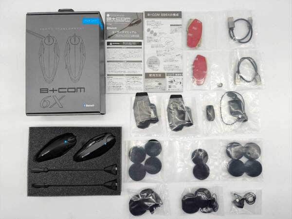 SYGN HOUSE サインハウス ビーコム B+COM SB6X 2個セット Bluetooth インカム 無線 トランシーバー 417&148