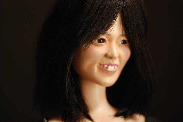 1/6 サイズ ドール用ヘッド シルク製ウイッグ! 精密 フィギュア ハンドメイド (s206) enzo doll