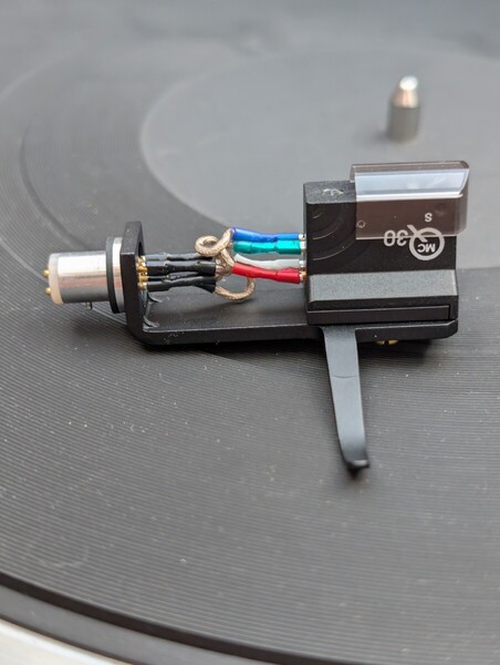美品 Ortofon MC-Q30S ortofon SH−4 BK高級リード線