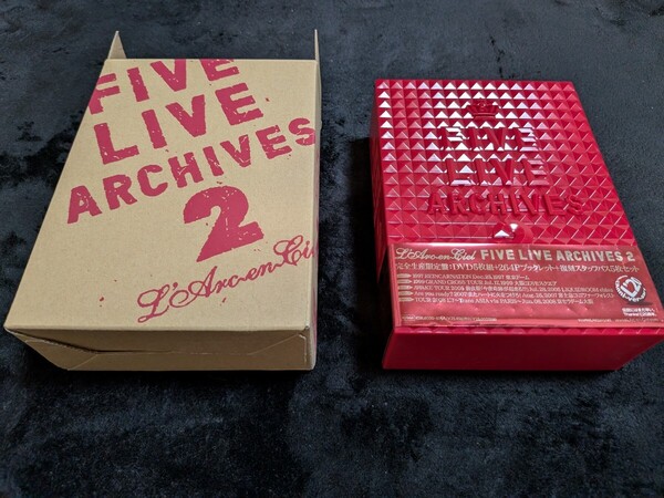 限定価格/FIVE LIVE ARCHIVES 2/L’Arc~en~Ciel 完全生産限定盤