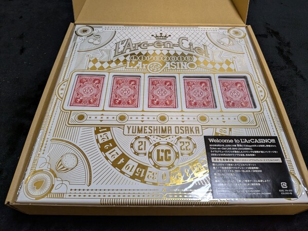 「L'Arc~en~Ciel/L'Arc~en~Ciel LIVE 2015 L'ArCASINO〈10,000セット完全生産限定盤〉」