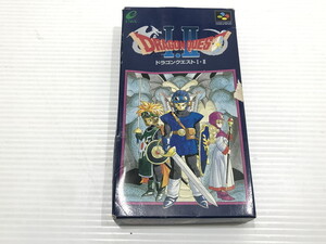 TAG【現状渡し品】★スーパーファミコン ソフト ドラゴンクエストI・II ★動作確認済み〈023-250531-TI-08-TAG〉