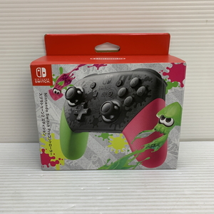MIN【ジャンク品】ニンテンドー Switch Pro コントローラー スプラトゥーン 2 エディション〈024-250523-CN-04-MIN〉
