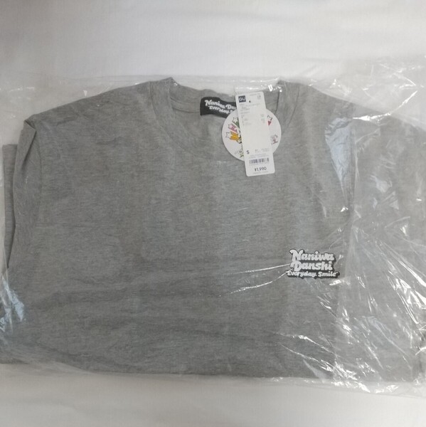 なにわ男子×GU ヘビーウェイトビッグT(長袖) グレー Sサイズ/Tシャツ