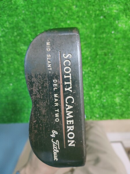 【送料無料】(P64)超希少スコッティキャメロン テル3 デルマー2ミッドスラント!SCOTTY CAMERON Tel3 DEL MAR TWO MID 35インチ。カバー付