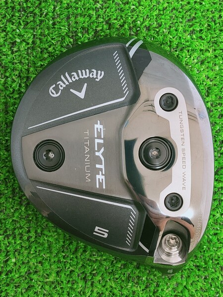 【送料無料】(FH228)最新モデル ELYTE TITANIUM!Callaway キャロウェイ エリートチタニウム 18° 5W クリーク ヘッド単品 付属品無し