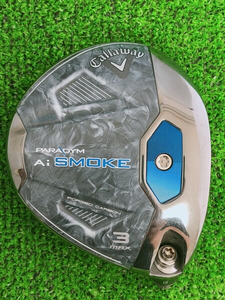 【送料無料】(FH227)Callaway キャロウェイ PARADYM Ai SMOKE MAX Aiスモークマックス 15° 15度 3W ヘッド単品 カバー付